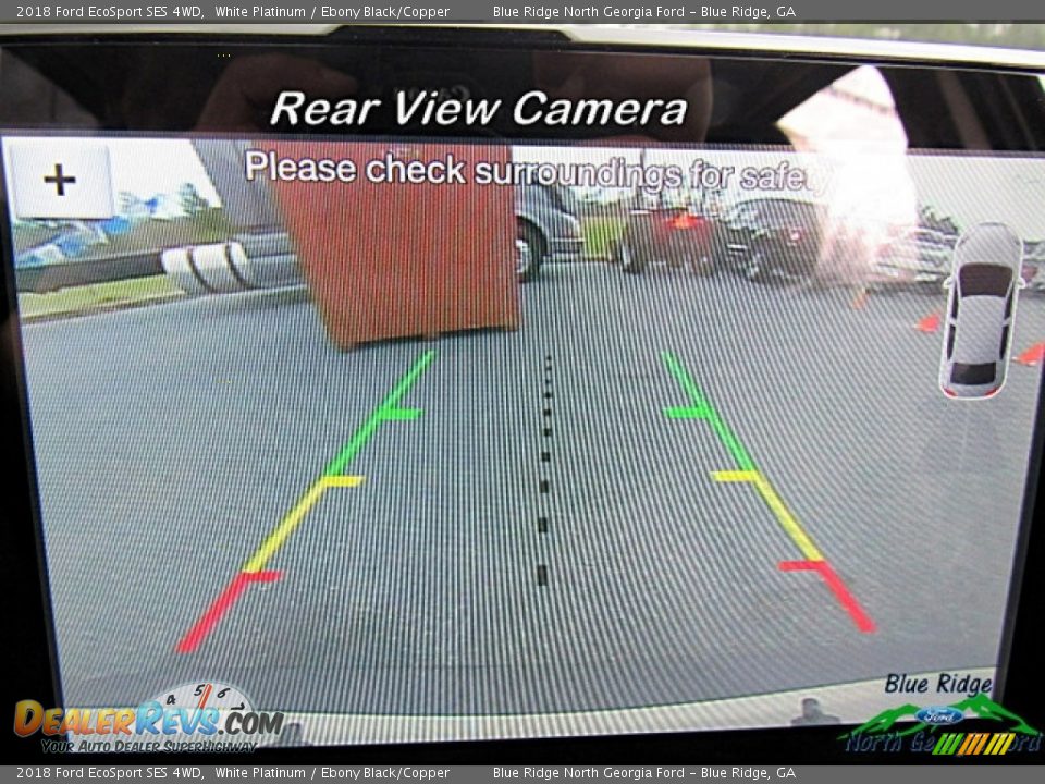 2018 Ford EcoSport SES 4WD White Platinum / Ebony Black/Copper Photo #19