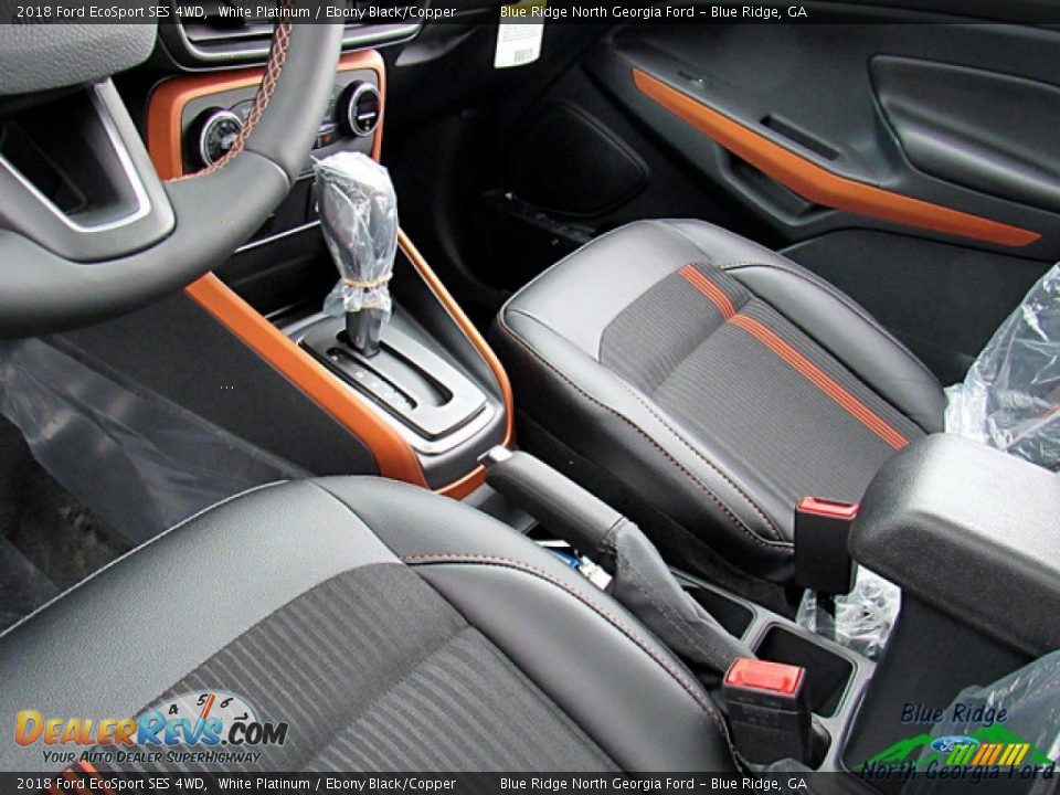 2018 Ford EcoSport SES 4WD White Platinum / Ebony Black/Copper Photo #22