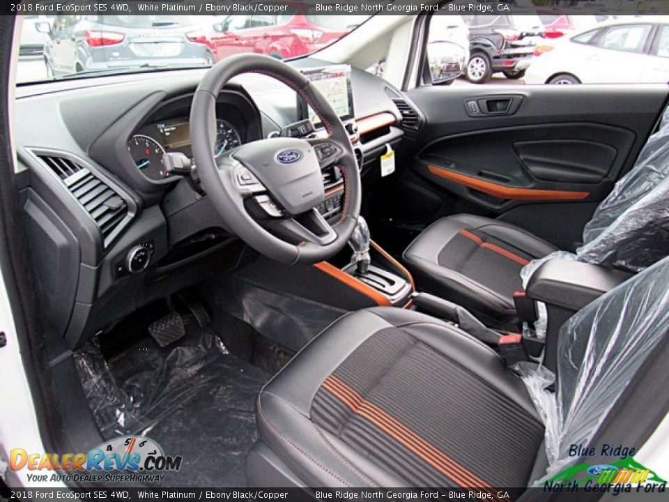 2018 Ford EcoSport SES 4WD White Platinum / Ebony Black/Copper Photo #29