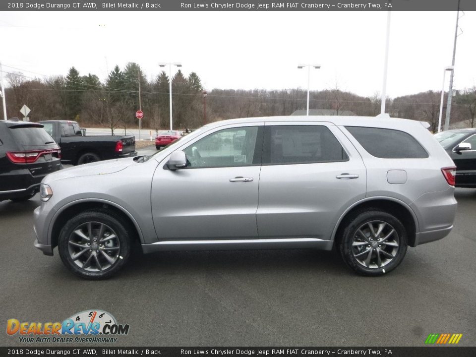 2018 Dodge Durango GT AWD Billet Metallic / Black Photo #2