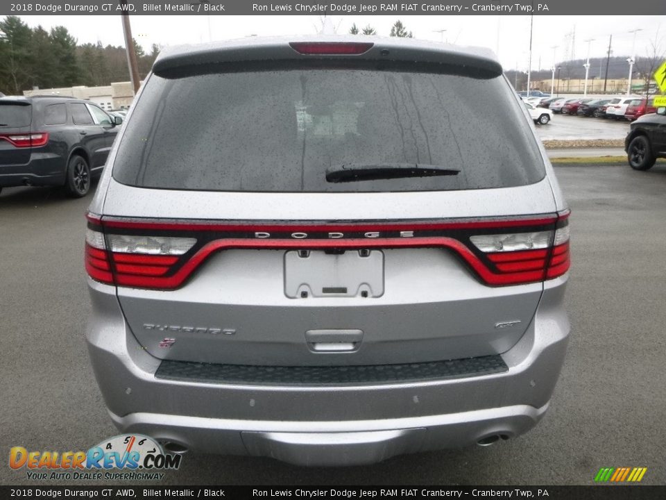 2018 Dodge Durango GT AWD Billet Metallic / Black Photo #4