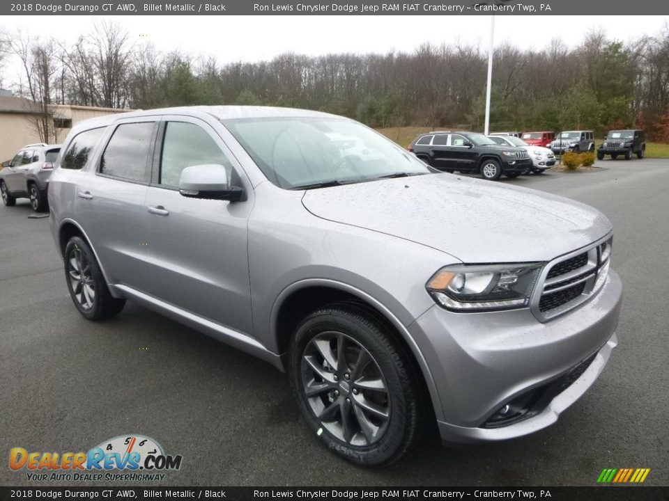 2018 Dodge Durango GT AWD Billet Metallic / Black Photo #7