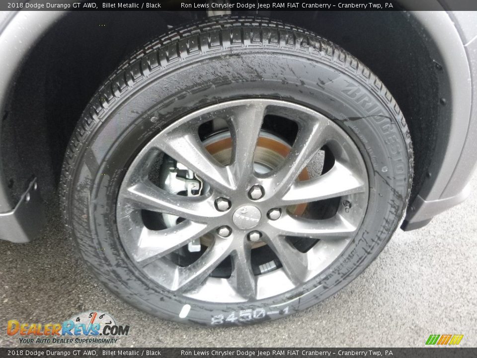 2018 Dodge Durango GT AWD Billet Metallic / Black Photo #9