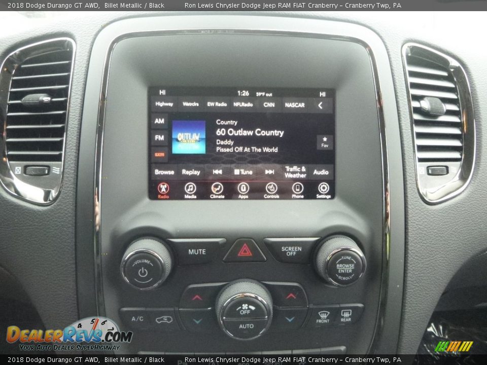 2018 Dodge Durango GT AWD Billet Metallic / Black Photo #16
