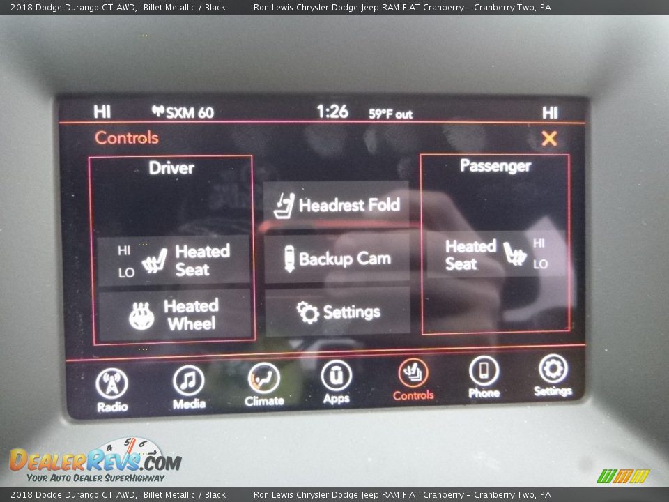 2018 Dodge Durango GT AWD Billet Metallic / Black Photo #17