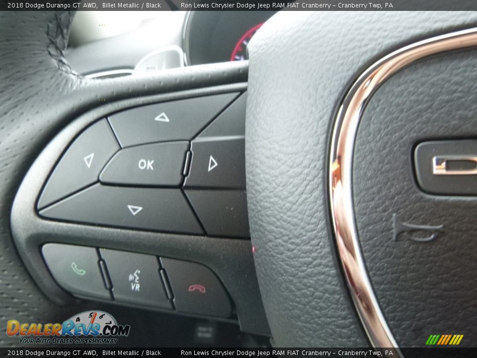 2018 Dodge Durango GT AWD Billet Metallic / Black Photo #20