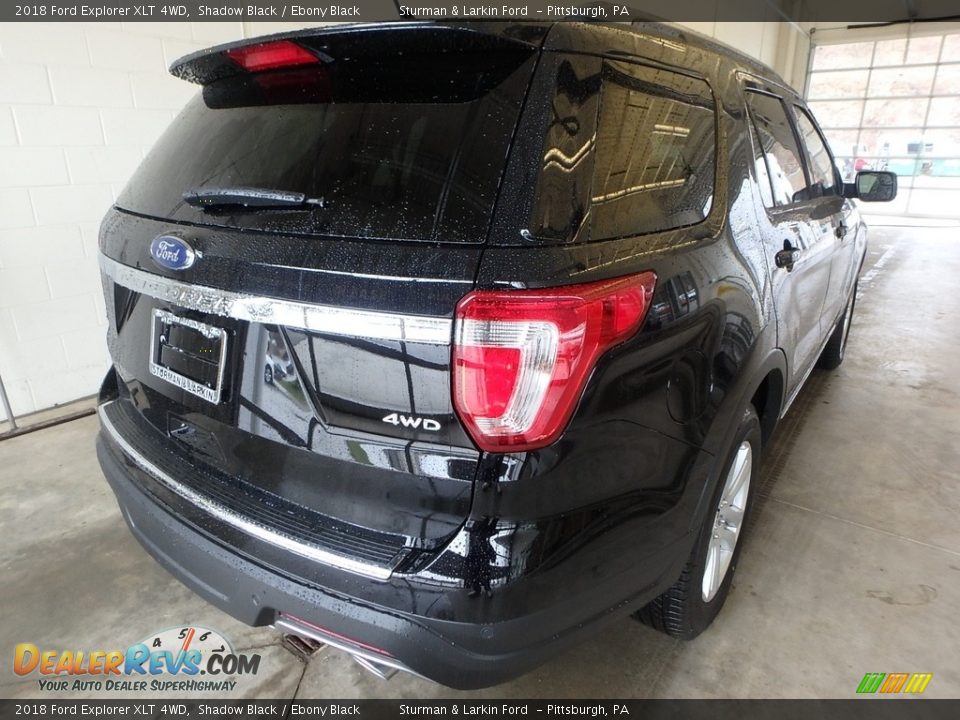 2018 Ford Explorer XLT 4WD Shadow Black / Ebony Black Photo #2