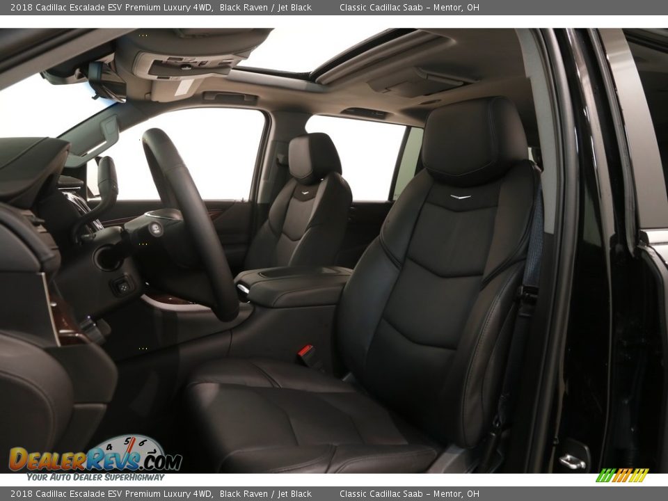 Front Seat of 2018 Cadillac Escalade ESV Premium Luxury 4WD Photo #6