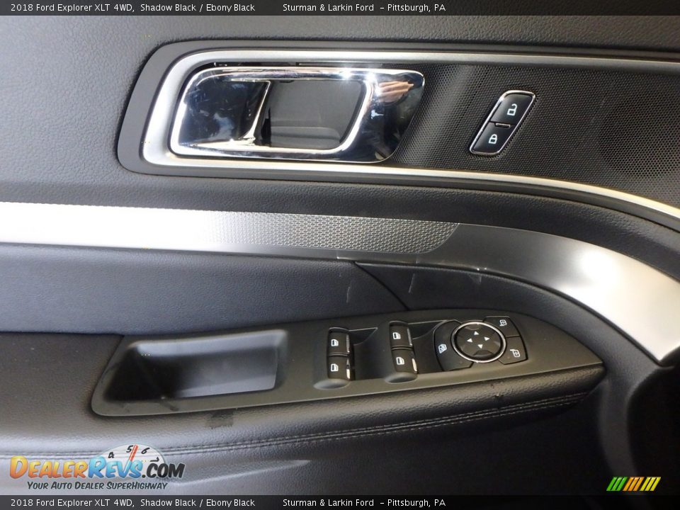 2018 Ford Explorer XLT 4WD Shadow Black / Ebony Black Photo #10