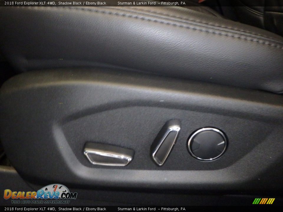 2018 Ford Explorer XLT 4WD Shadow Black / Ebony Black Photo #12