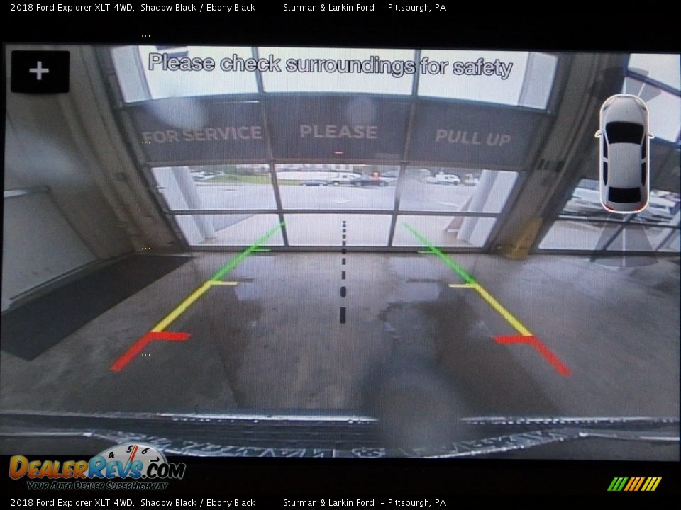 2018 Ford Explorer XLT 4WD Shadow Black / Ebony Black Photo #14