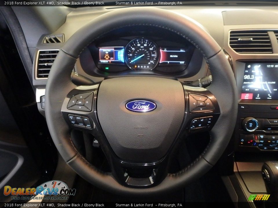 2018 Ford Explorer XLT 4WD Shadow Black / Ebony Black Photo #15