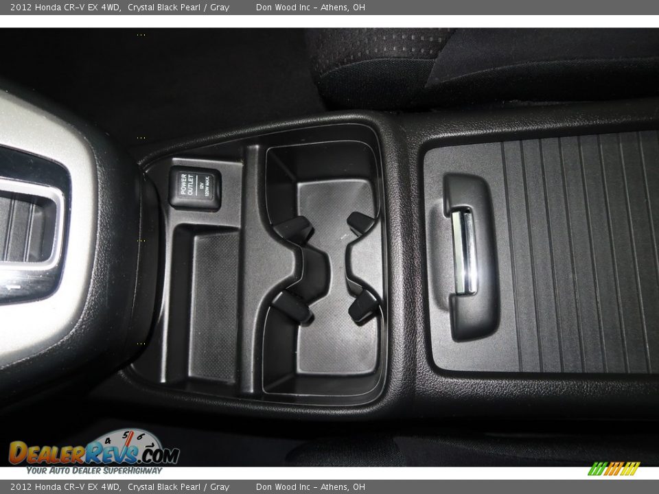 2012 Honda CR-V EX 4WD Crystal Black Pearl / Gray Photo #18