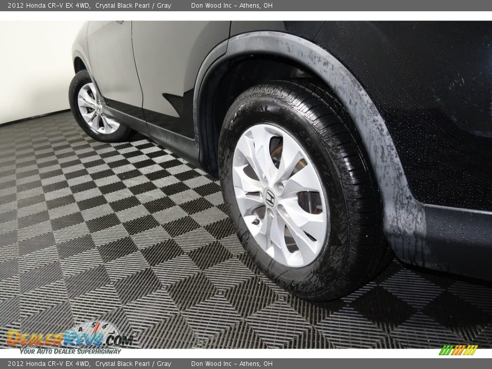 2012 Honda CR-V EX 4WD Crystal Black Pearl / Gray Photo #20