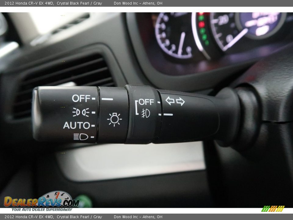 2012 Honda CR-V EX 4WD Crystal Black Pearl / Gray Photo #32