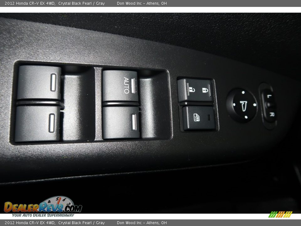 2012 Honda CR-V EX 4WD Crystal Black Pearl / Gray Photo #34