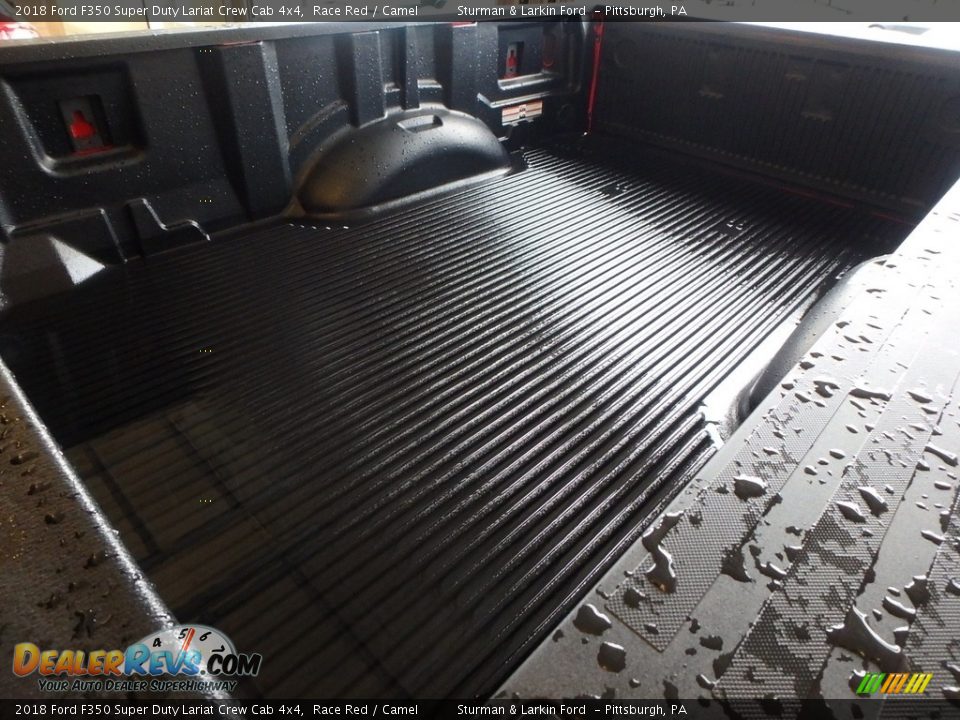 2018 Ford F350 Super Duty Lariat Crew Cab 4x4 Race Red / Camel Photo #15