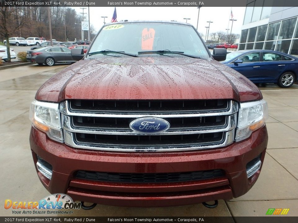 2017 Ford Expedition XLT 4x4 Ruby Red / Dune Photo #8