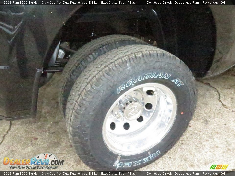 2018 Ram 3500 Big Horn Crew Cab 4x4 Dual Rear Wheel Brilliant Black Crystal Pearl / Black Photo #20