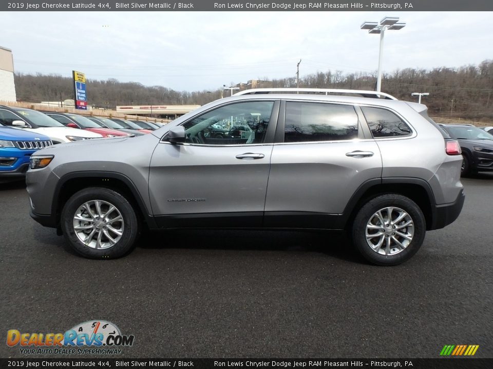 Billet Silver Metallic 2019 Jeep Cherokee Latitude 4x4 Photo #2