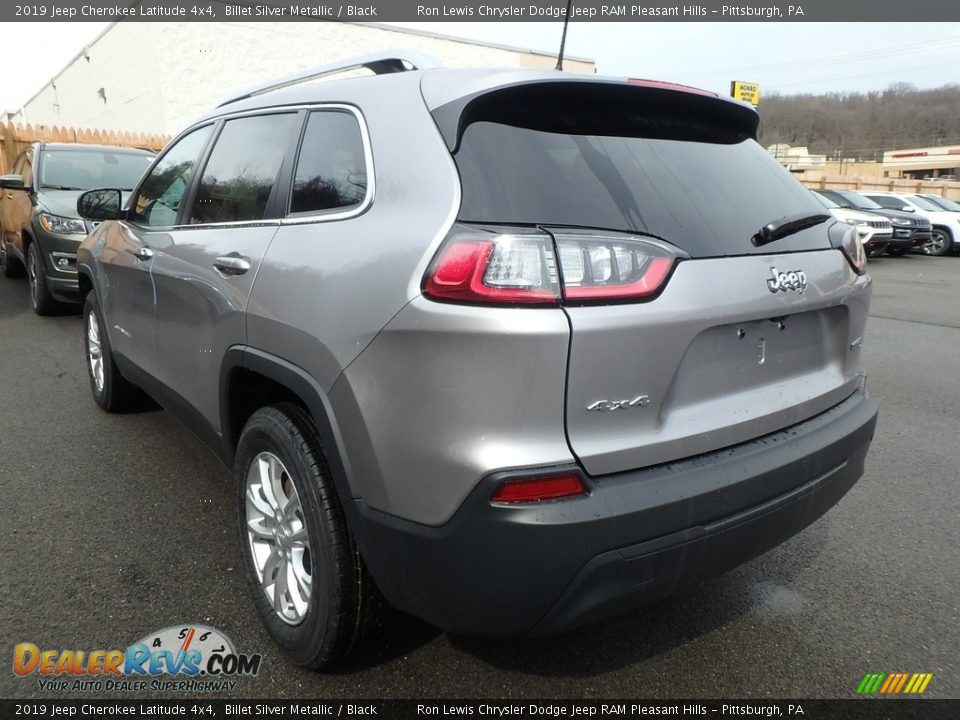 2019 Jeep Cherokee Latitude 4x4 Billet Silver Metallic / Black Photo #3