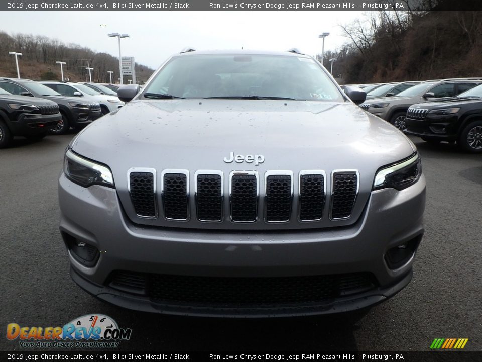 2019 Jeep Cherokee Latitude 4x4 Billet Silver Metallic / Black Photo #8