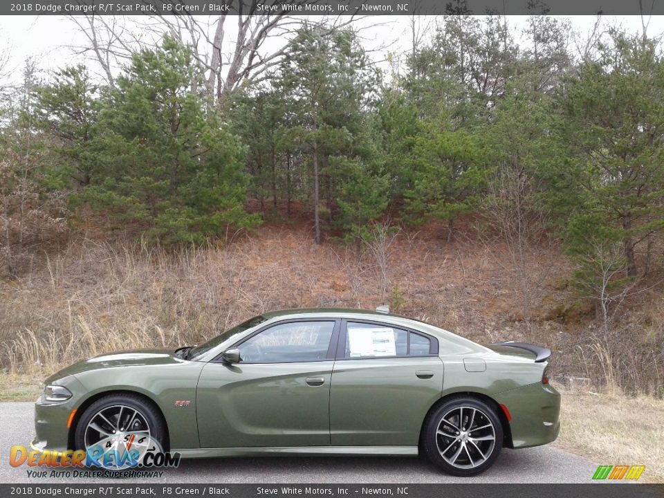 2018 Dodge Charger R/T Scat Pack F8 Green / Black Photo #1