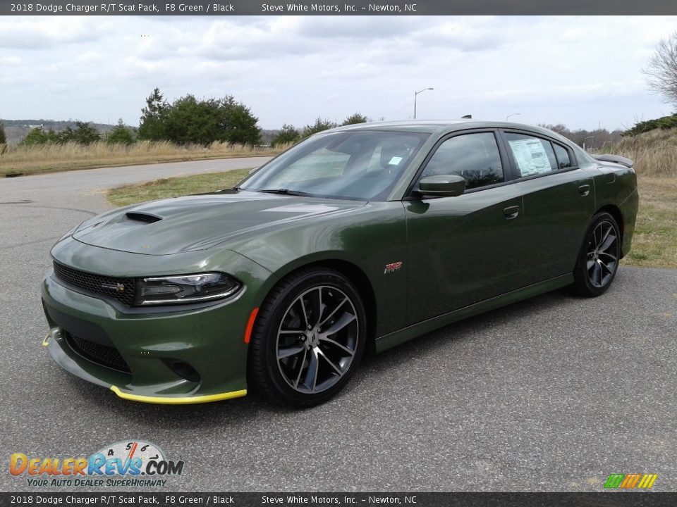 2018 Dodge Charger R/T Scat Pack F8 Green / Black Photo #2