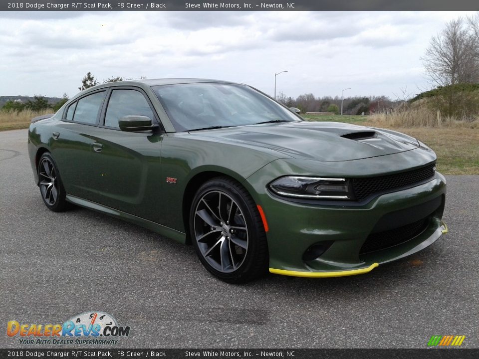 2018 Dodge Charger R/T Scat Pack F8 Green / Black Photo #4