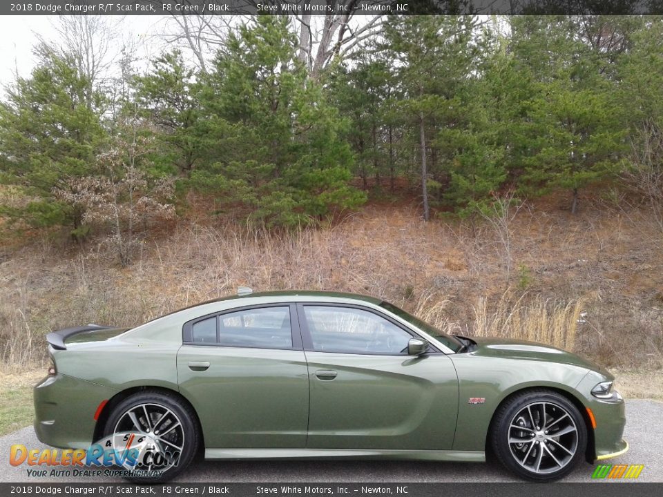 2018 Dodge Charger R/T Scat Pack F8 Green / Black Photo #5