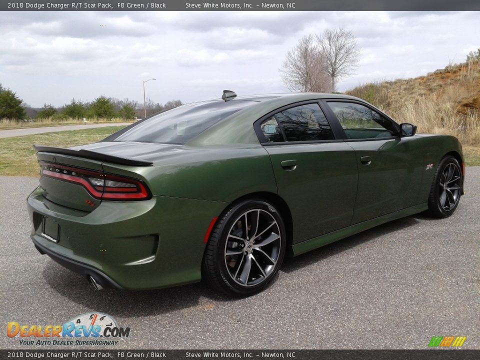 2018 Dodge Charger R/T Scat Pack F8 Green / Black Photo #6