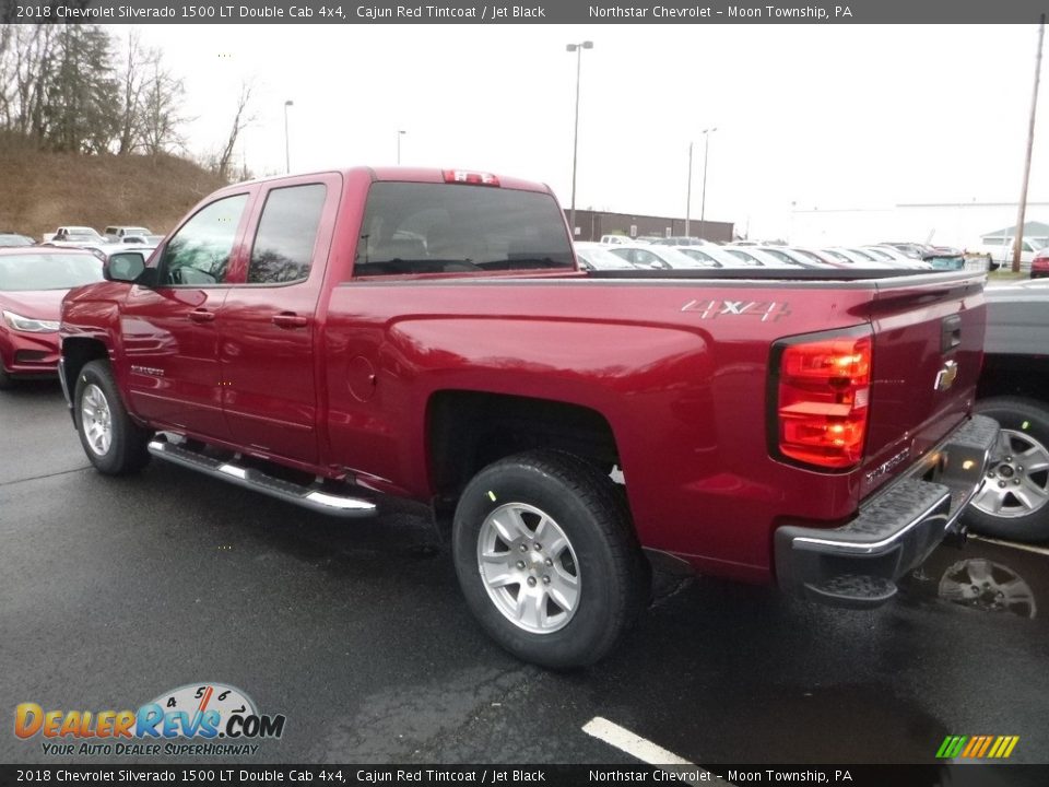 2018 Chevrolet Silverado 1500 LT Double Cab 4x4 Cajun Red Tintcoat / Jet Black Photo #3