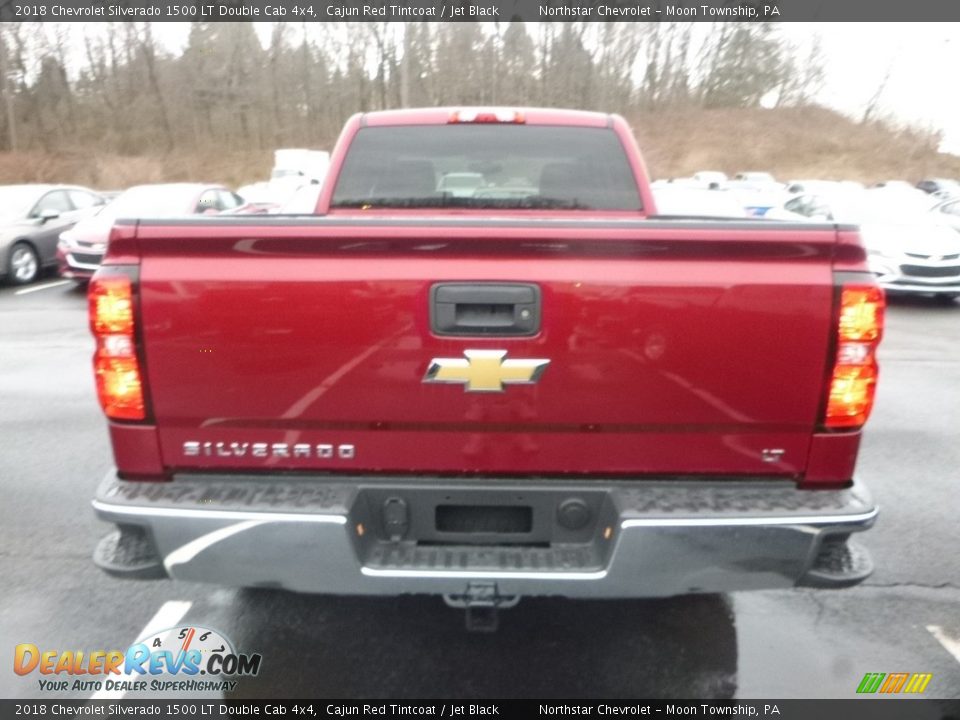 2018 Chevrolet Silverado 1500 LT Double Cab 4x4 Cajun Red Tintcoat / Jet Black Photo #4