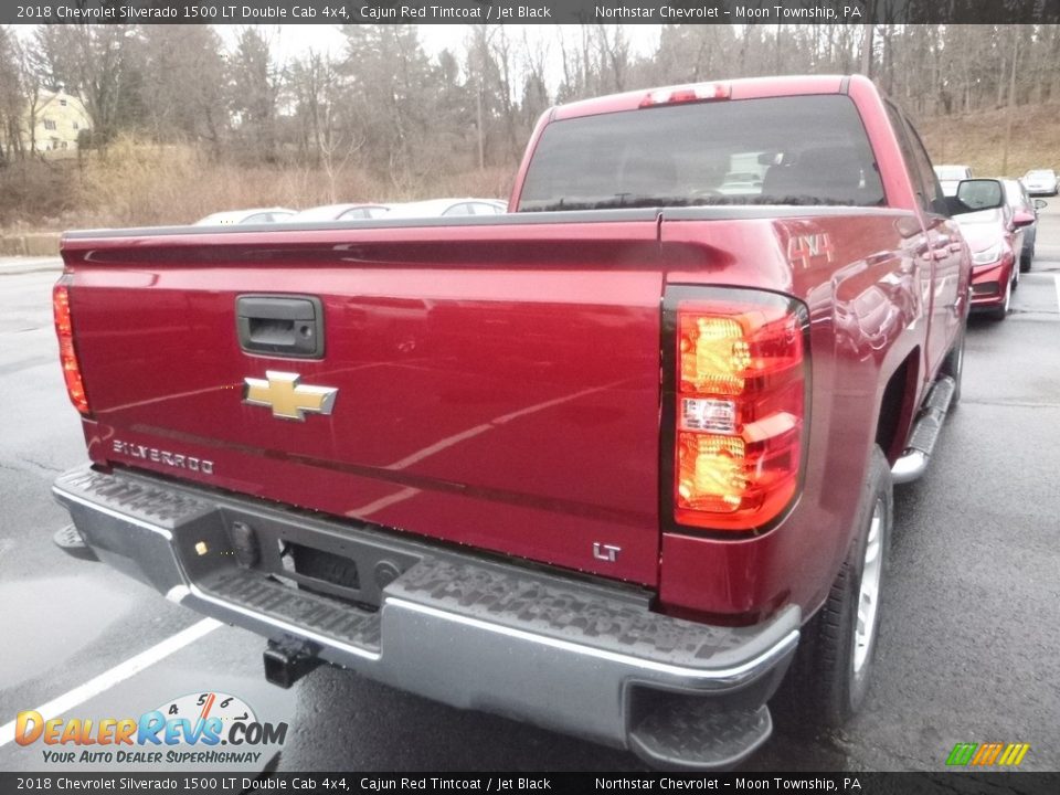 2018 Chevrolet Silverado 1500 LT Double Cab 4x4 Cajun Red Tintcoat / Jet Black Photo #5
