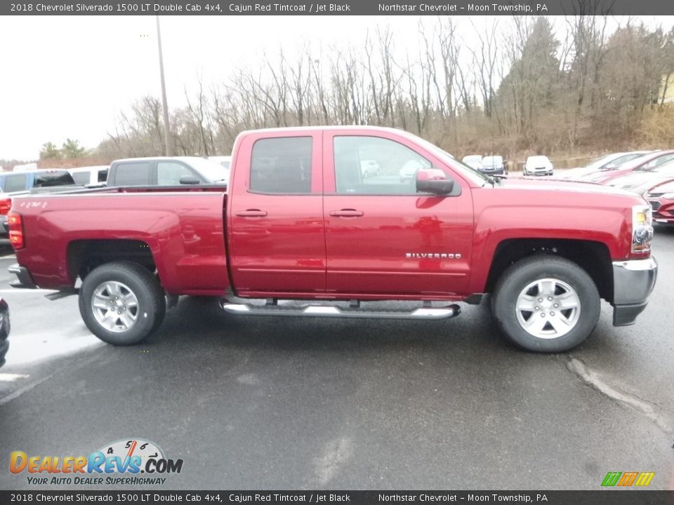 2018 Chevrolet Silverado 1500 LT Double Cab 4x4 Cajun Red Tintcoat / Jet Black Photo #6