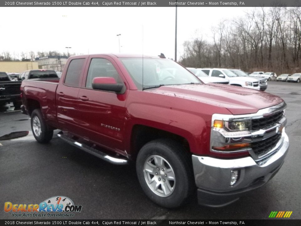 2018 Chevrolet Silverado 1500 LT Double Cab 4x4 Cajun Red Tintcoat / Jet Black Photo #7