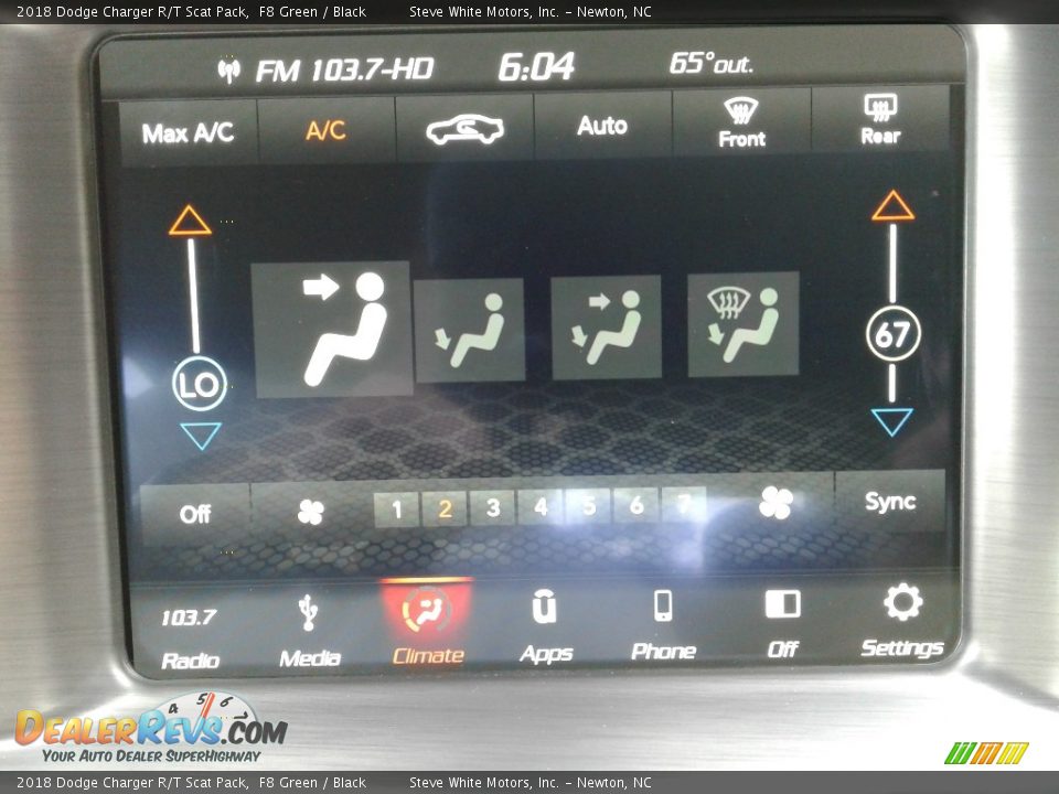 2018 Dodge Charger R/T Scat Pack F8 Green / Black Photo #23