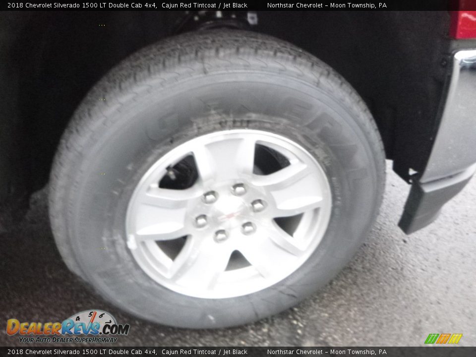 2018 Chevrolet Silverado 1500 LT Double Cab 4x4 Cajun Red Tintcoat / Jet Black Photo #9