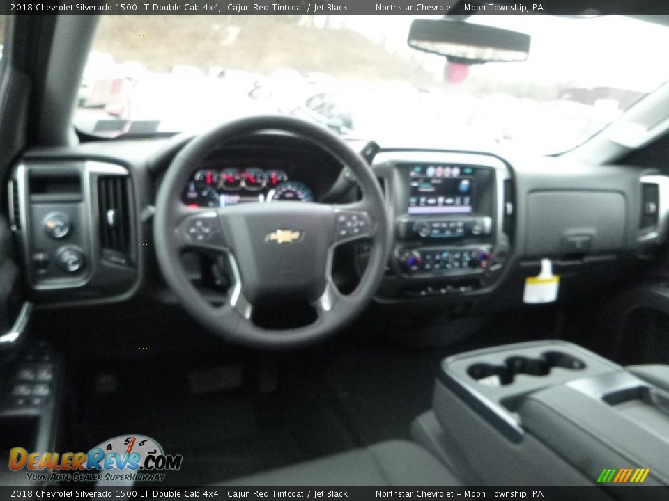 2018 Chevrolet Silverado 1500 LT Double Cab 4x4 Cajun Red Tintcoat / Jet Black Photo #13