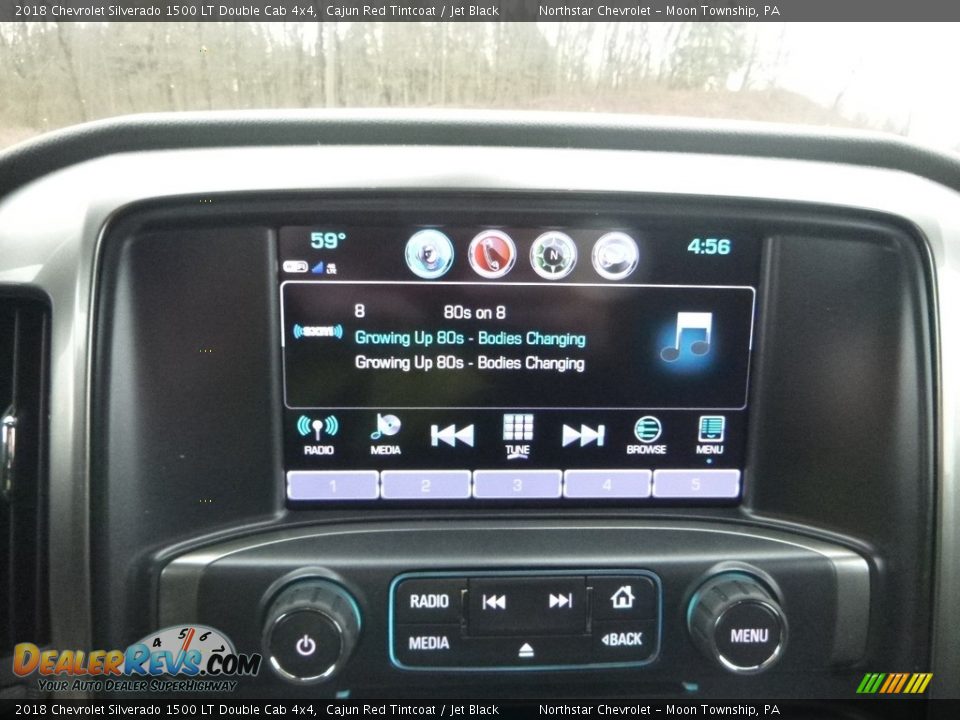 2018 Chevrolet Silverado 1500 LT Double Cab 4x4 Cajun Red Tintcoat / Jet Black Photo #17