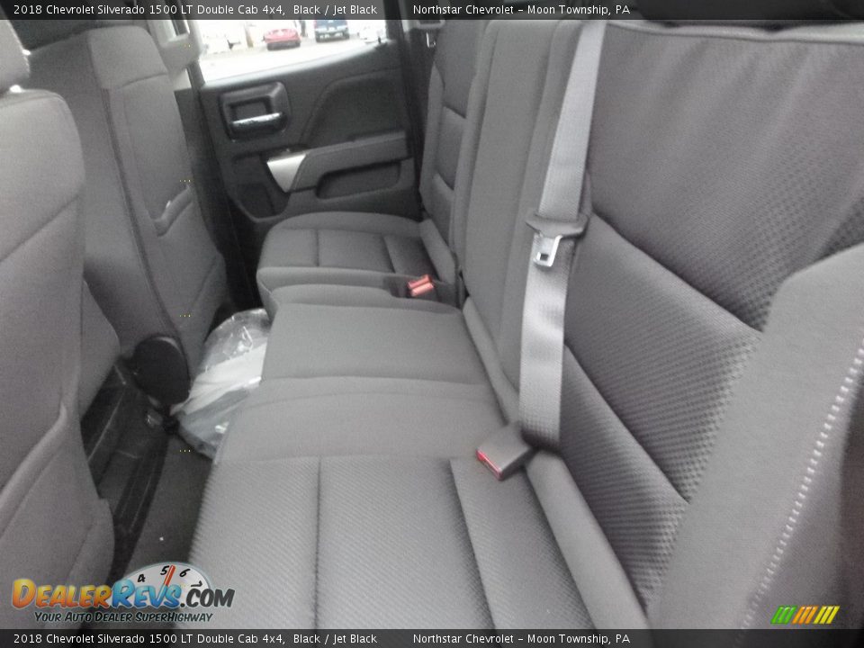 2018 Chevrolet Silverado 1500 LT Double Cab 4x4 Black / Jet Black Photo #12