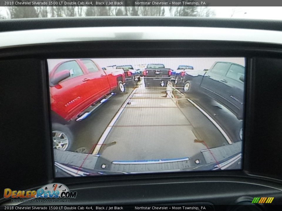 2018 Chevrolet Silverado 1500 LT Double Cab 4x4 Black / Jet Black Photo #18