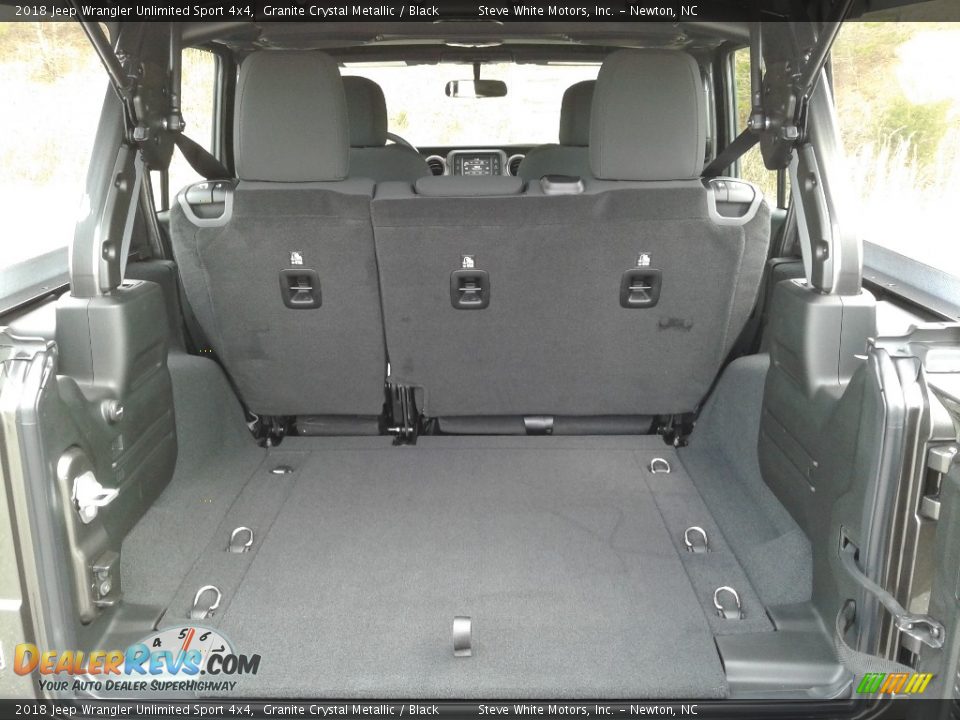 2018 Jeep Wrangler Unlimited Sport 4x4 Granite Crystal Metallic / Black Photo #12
