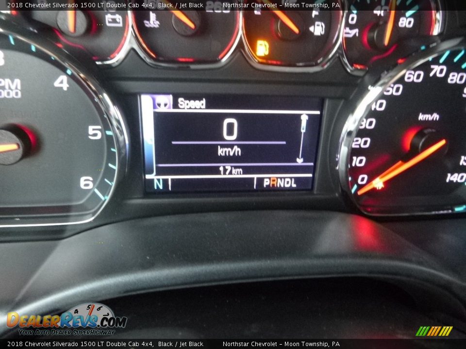 2018 Chevrolet Silverado 1500 LT Double Cab 4x4 Black / Jet Black Photo #20