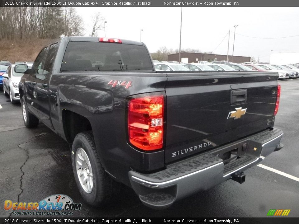 2018 Chevrolet Silverado 1500 LT Double Cab 4x4 Graphite Metallic / Jet Black Photo #3