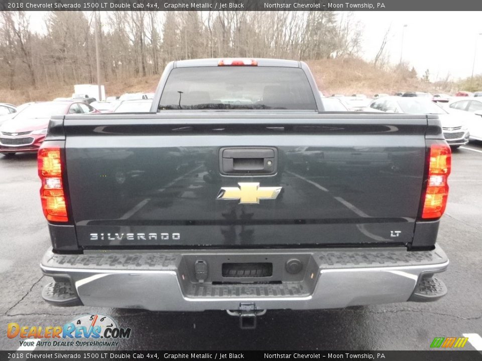 2018 Chevrolet Silverado 1500 LT Double Cab 4x4 Graphite Metallic / Jet Black Photo #4