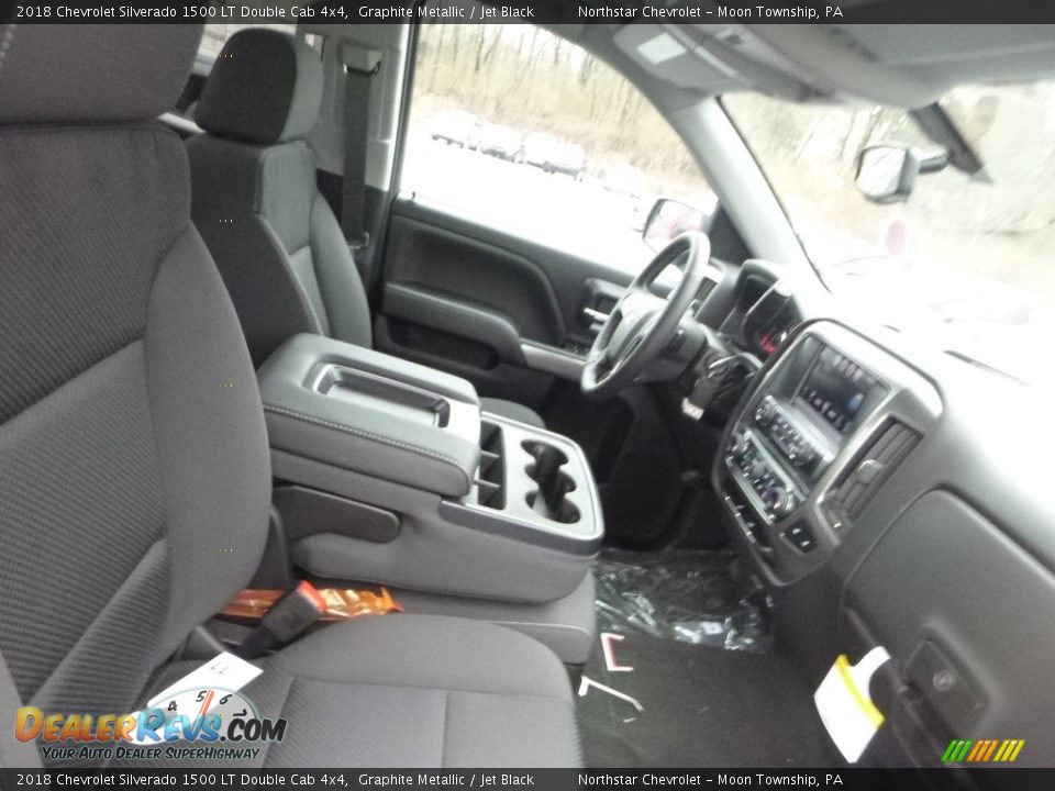 2018 Chevrolet Silverado 1500 LT Double Cab 4x4 Graphite Metallic / Jet Black Photo #10