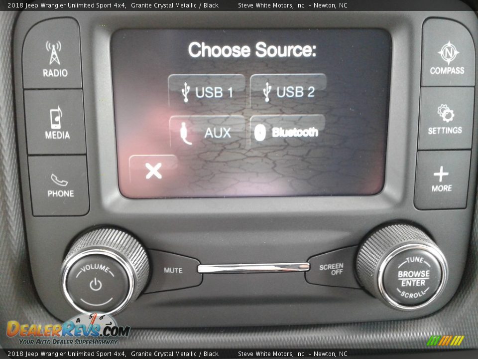 2018 Jeep Wrangler Unlimited Sport 4x4 Granite Crystal Metallic / Black Photo #22