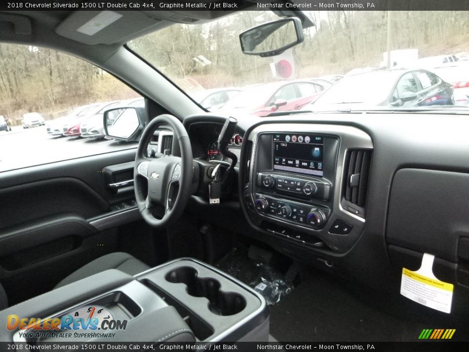 2018 Chevrolet Silverado 1500 LT Double Cab 4x4 Graphite Metallic / Jet Black Photo #11