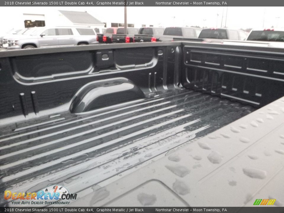 2018 Chevrolet Silverado 1500 LT Double Cab 4x4 Graphite Metallic / Jet Black Photo #13